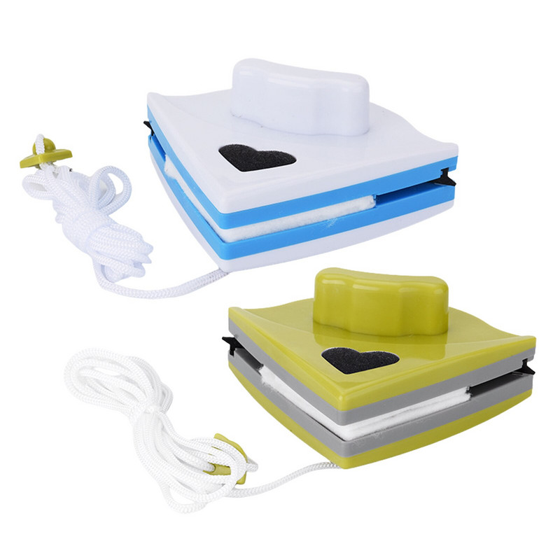 Kahepoolne magnetiline aknapuhastusvahend Reguleeritav magnetiline topeltklaasi klaasipuhasti liuguri pesuhari puhastusharja puhasti