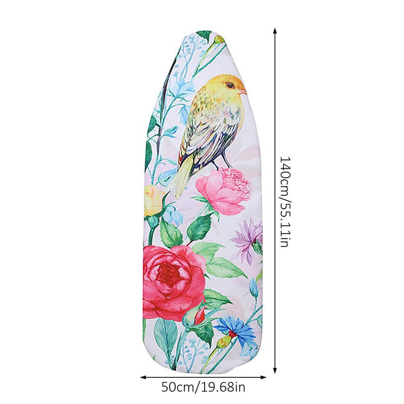 Stilingas, praktiškas, patogus, patvarus, plaunamas neslystantis flamingo drobės lyginimo lentos pakaitinis užvalkalas