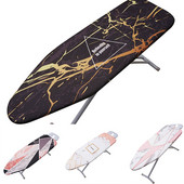 140x50 cm lyginimo lentos dangtelis marmurinis spausdinimas lyginimo lentos dangtelis karščiui atsparus paminkštintas dėklas namų valymo įrankiams namų valiklis