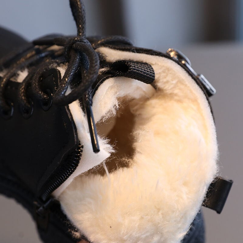 Madingi berniukų modernūs batai su užtrauktuku suvarstomi kulkšnies odiniai batai šilti žieminiai mergaičių batai kūdikiams neslystantys vaikiški sportbačiai laisvalaikio batai