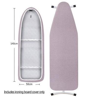 Lyginimo lentos užvalkalas Atsparus nudegimui, medvilninio audinio lyginimo užvalkalas su paminkštinimu, šilumą atspindintis, 140x50 cm