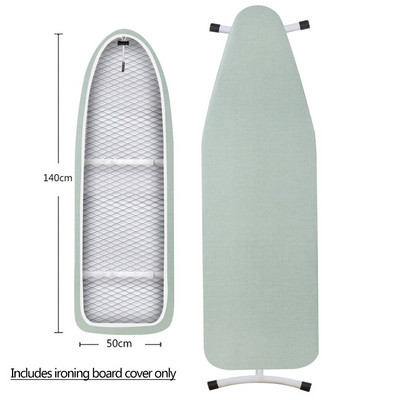 Lyginimo lentos užvalkalas Atsparus nudegimui, medvilninio audinio lyginimo užvalkalas su paminkštinimu, šilumą atspindintis, 140x50 cm