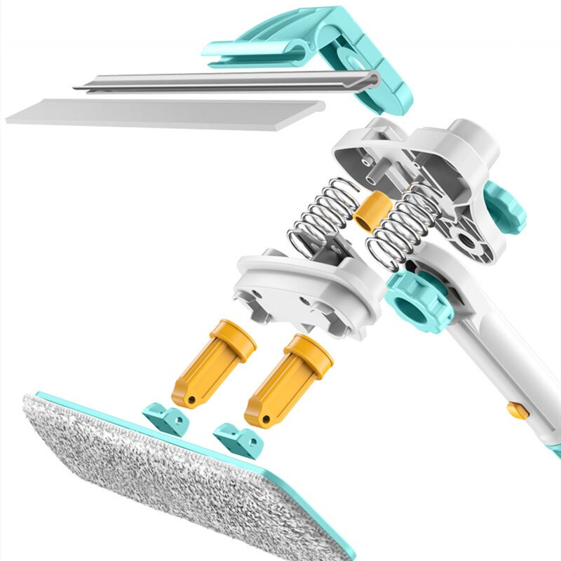 Pikendatav aknapuhastaja hoone sissetõmmatav aknapesuseade tolmuhari kahepoolse klaasiga kaabitsapuhasti