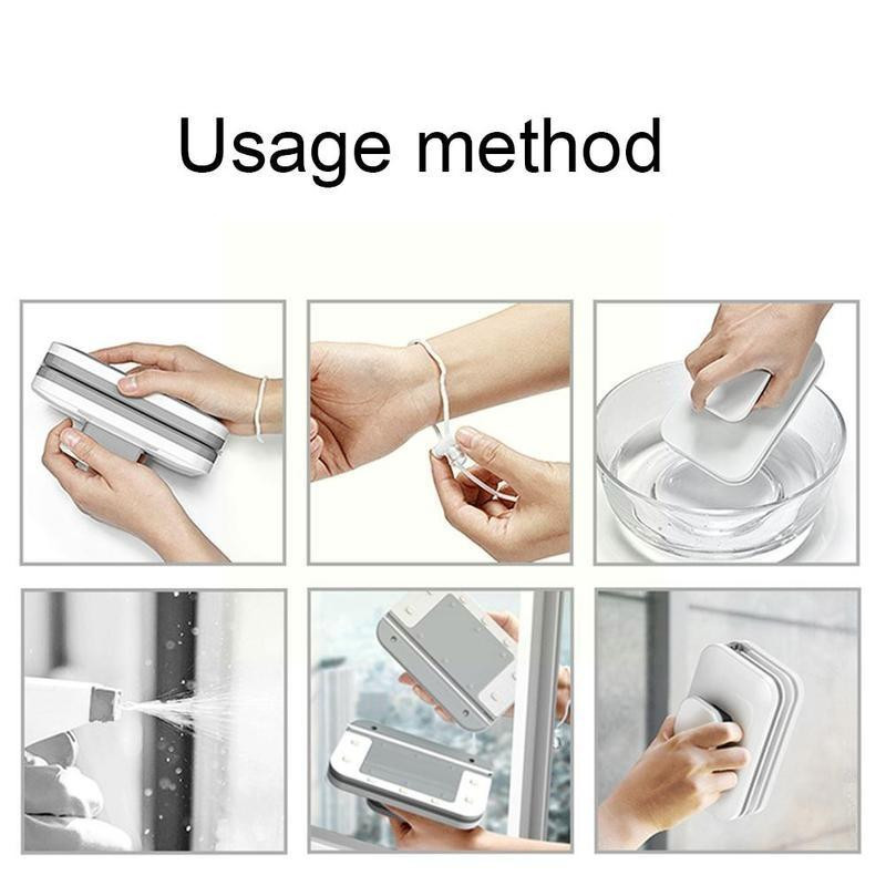 1 tk Magnetklaasipuhasti aknamagnetid Kahepoolsed puhastushari Magnethari kodupuhastusvahendi pesemiseks