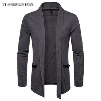 Ανδρικά πουλόβερ Cardigan για 2021 Ανοιξιάτικη Μόδα Μαύρη Ζακέτα Ανδρικά Επώνυμα Ρούχα Ανδρικά πέτο Πλεκτά για άνδρες