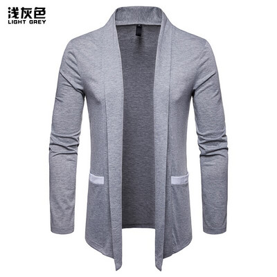 Vīriešu džemperi 2021. gada pavasara modes melni jaku mēteļi vīriešu zīmola apģērbi Vīriešu atloks Ikdienas trikotāža vīriešiem