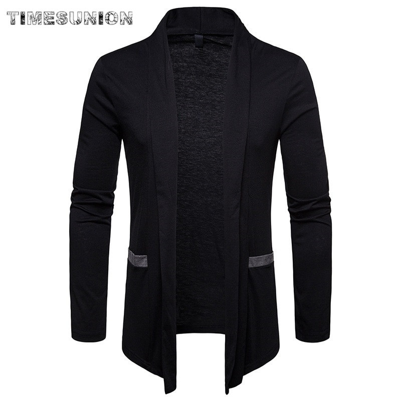 Vīriešu džemperi 2021. gada pavasara modes melni jaku mēteļi vīriešu zīmola apģērbi Vīriešu atloks Ikdienas trikotāža vīriešiem