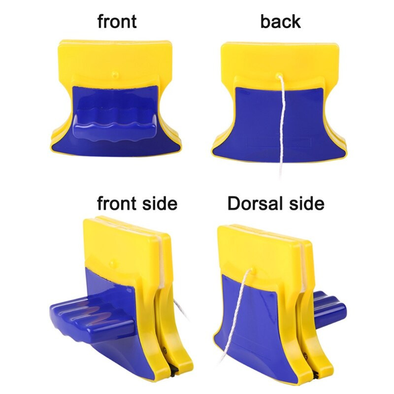 Divpusējs magnētisks logu tīrīšanas līdzeklis stikla tīrīšanas birste stikla tīrītājs mājsaimniecībai mājai virtuvei guļamistabai vannas istabai
