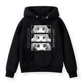 Anime Spiegs X Ģimene Anya Kapuči Bērnu Džemperis ar garām piedurknēm Bērnu Apģērbs Pavasaris Rudens Sporta apģērbs Zēni Meitenes Puloveri Kapucis