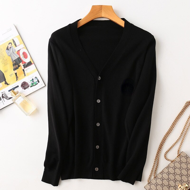 Muški vuneni kardigan džemper s V izrezom Proljeće jesen Muški kardigan Muški kardigan sa slatkim srcem Muški vuneni kardigan muški kardigan sa ljubavnim srcem