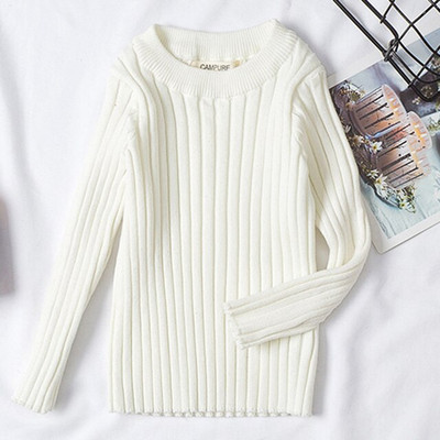 Džemperi Bērnu džemperi ar augstu apkakli garām piedurknēm džemperi mīksta vilna zēni meitenes adīt džemperi apakšas rudens ziema