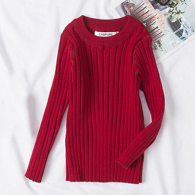 Džemperi Bērnu džemperi ar augstu apkakli garām piedurknēm džemperi mīksta vilna zēni meitenes adīt džemperi apakšas rudens ziema