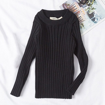 Džemperi Bērnu džemperi ar augstu apkakli garām piedurknēm džemperi mīksta vilna zēni meitenes adīt džemperi apakšas rudens ziema