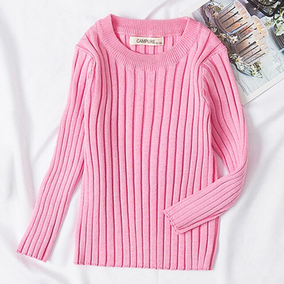 Džemperi Bērnu džemperi ar augstu apkakli garām piedurknēm džemperi mīksta vilna zēni meitenes adīt džemperi apakšas rudens ziema