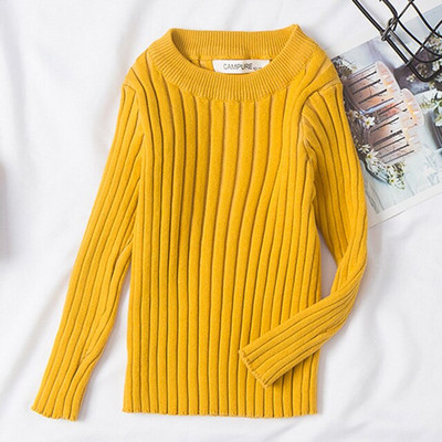 Džemperi Bērnu džemperi ar augstu apkakli garām piedurknēm džemperi mīksta vilna zēni meitenes adīt džemperi apakšas rudens ziema