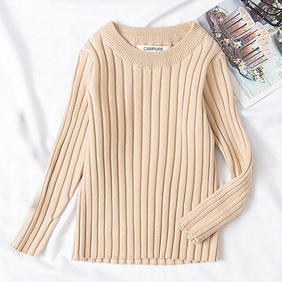 Džemperi Bērnu džemperi ar augstu apkakli garām piedurknēm džemperi mīksta vilna zēni meitenes adīt džemperi apakšas rudens ziema