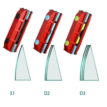 Двустранен магнитен уред за почистване на прозорци Инструмент за почистване на стъклени чистачки Универсален, подходящ за прозорци с единичен/двоен стъклопакет против падане