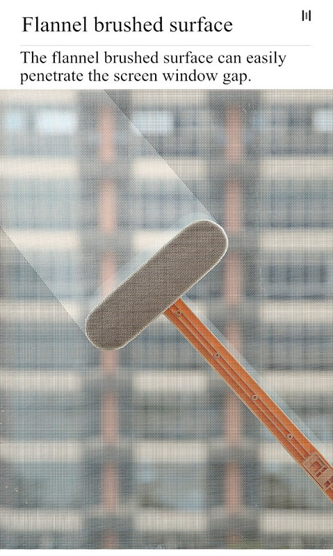 Pika käepidemega ekraaniakna võrkhari Pesuvaba puhastustööriista käepidemega mikrokiust diivani autolinad