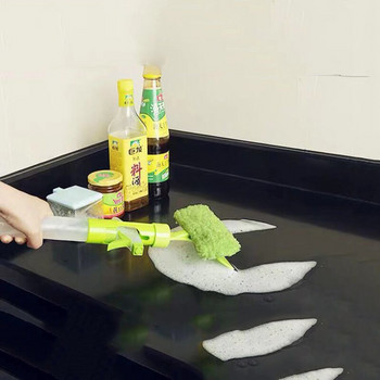 Διπλής όψης μακριά λαβή Εργαλείο καθαρισμού γυαλιού Πολυλειτουργικός υαλοκαθαριστήρας οικιακής χρήσης σπρέι καθαρισμού παραθύρων