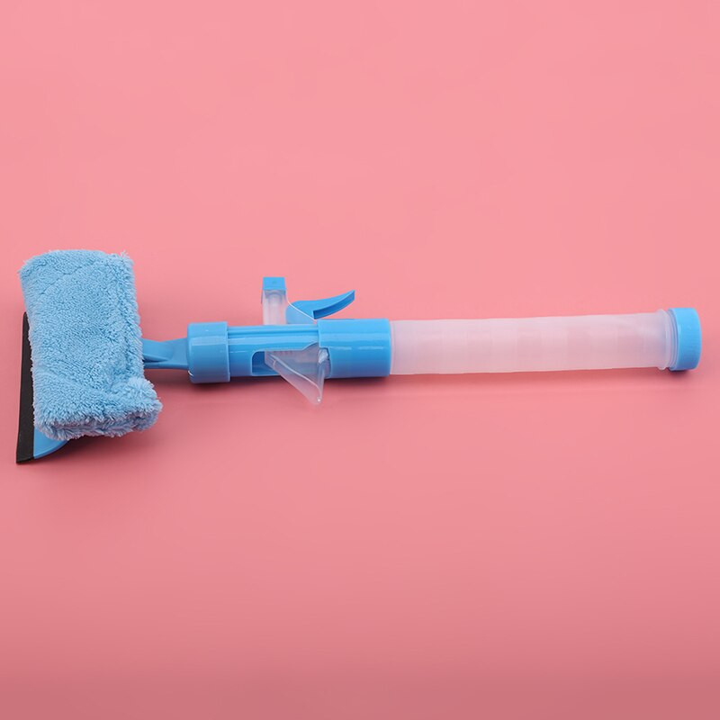 Kahepoolne pika käepidemega klaasipuhastustööriist Multifunktsionaalne aknapesuri pihustipuhasti