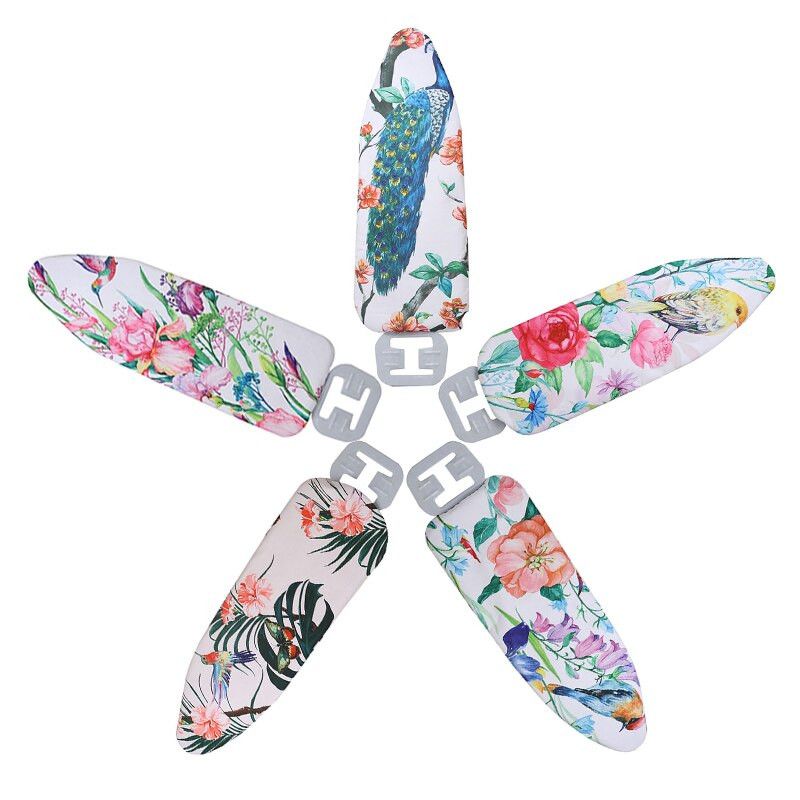 140*50cm gludināmā dēļa pārvalks, neslīdošs plakans karstumizturīgs mājsaimniecības gludināmā dēļa pārvalks Viegli pieguļošs gludināmā paliktņa pārvalks