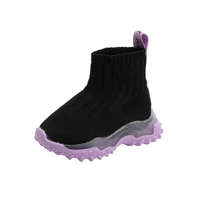 Bērnu kedas Bērnu zīdaiņu meitenes zēnu sieta LED gaismas zeķes sporta skriešanas kedas kurpes Sapato infantil apgaismojuma apavi E07243