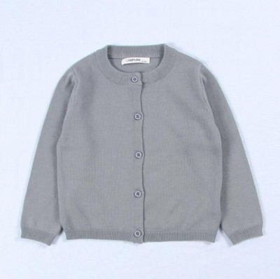 Zēniem meitenēm trikotāžas jaciņas rudens pavasara kokvilnas džemperis bērnu tops bērnu apģērbi bērnu džemperi bērniem 1-7 gadi vienkrāsains