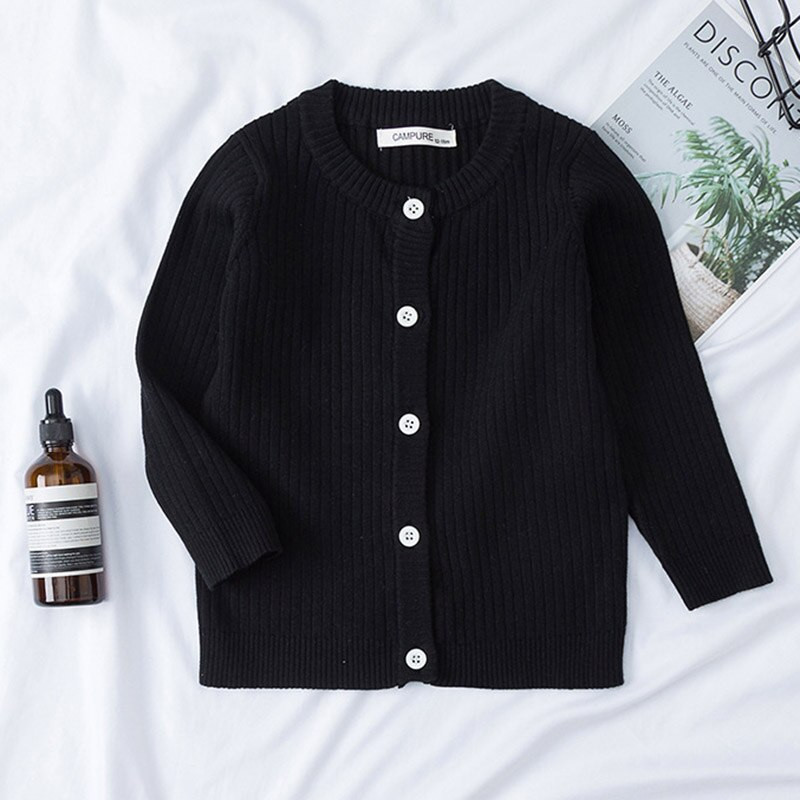 Zēniem meitenēm trikotāžas jaciņas rudens pavasara kokvilnas džemperis bērnu tops bērnu apģērbi bērnu džemperi bērniem 1-7 gadi vienkrāsains