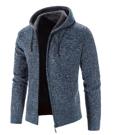 Rudens žiema Vyriški šilti megztiniai Kašmyro vilna Užtrauktukas Kardiganas Paltas Vyras Kasdienis trikotažas Striukė Vyriški drabužiai