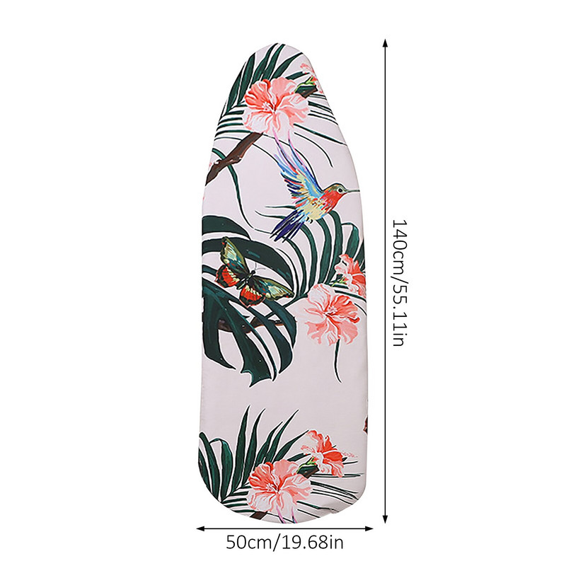 140x50CM Spring Bird sērijas digitālā druka Gludināmā dēļa pārsega spilventiņa siltumizolācija poliesters ir piemērots lielākajai daļai gludināšanas izmēru.