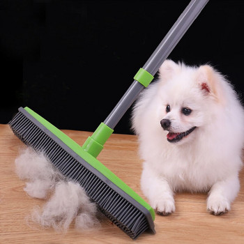 Σκούπα δαπέδου Dust Scraper & Pet rubber Βούρτσα Καθαριστικό χαλιών Sweeper No Hand Wash Mop Clean Wipe Window tool