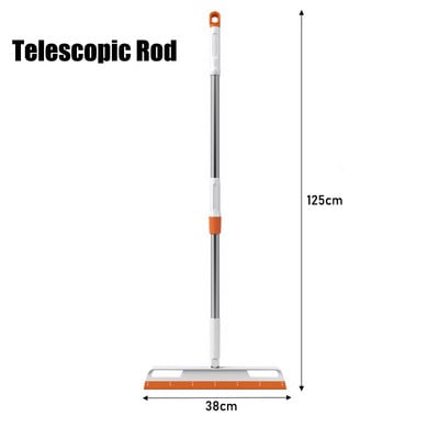 125/95cm Magic Broom Padlótisztító Rakló Víz Szilikon Ablakmosó Törlő Gumi Seprő Fürdőszoba tisztítási eszközökhöz