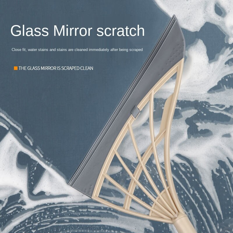 Mop za dvostruku namjenu sklopiva metla lopatica za smeće metla i nehrđajući silikon za staklo na podovima brisači četke za uklanjanje dlačica čisti alat