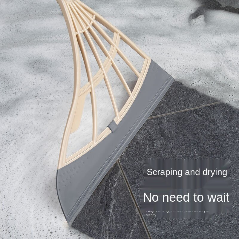 Mop za dvostruku namjenu sklopiva metla lopatica za smeće metla i nehrđajući silikon za staklo na podovima brisači četke za uklanjanje dlačica čisti alat