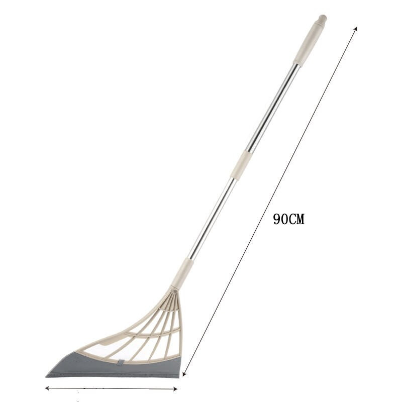 Mop za dvostruku namjenu sklopiva metla lopatica za smeće metla i nehrđajući silikon za staklo na podovima brisači četke za uklanjanje dlačica čisti alat