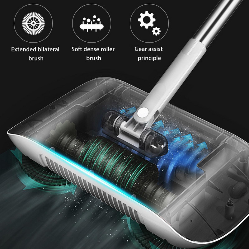 Šluota Robotų dulkių siurblys Šluota grindims plauti Kilimai Išmani virtuvės šlavimo mašina Namų mašina Magic Handle Buitinė šluota Z9C6