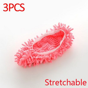 3GAB Noņemami slaucīšanas apavi Šenila Mop Cover Mājsaimniecības tīrīšanas rīks Dry Wet Dual-Purpose Lazy Mop Cover Vannas istabas piederumi