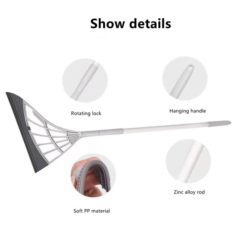 Magic Broom Ablakmosó Törlő Szilikon Spatula Felmosó Többfunkciós Háztartási Otthoni Padló Üvegkaparó Tükörtisztító Termék