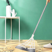 Silikona slota Korejas Magic Sweeping Clean Black Technology Scrape The Ground Mājsaimniecības tīrīšanas piederumi Magic Broom Telescopic