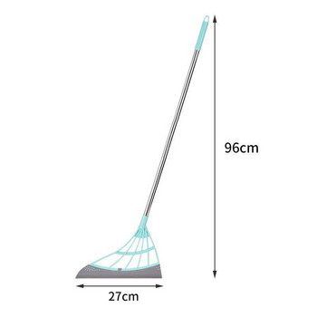 Σκούπα σιλικόνης Κορεάτικο Magic Sweeping Clean Μαύρο Τεχνολογία Scrape The Ground Household Cleaning Supplies Magic Broom Telescopic