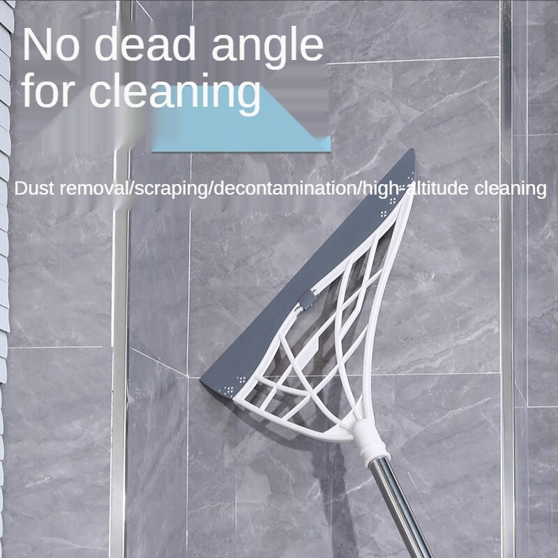 Silikona slota Korejas Magic Sweeping Clean Black Technology Scrape The Ground Mājsaimniecības tīrīšanas piederumi Magic Broom Telescopic