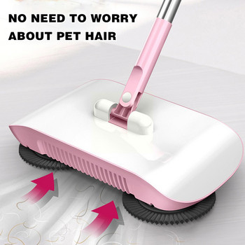Ηλεκτρική σκούπα 3 σε 1 Sweeper Mop Καθαριστικό δαπέδου, αναβάθμιση Microfiber Sweeper Mop Brush Mop Thick Soft House and Q9F5
