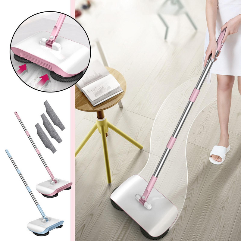 Mājsaimniecības slotas robots putekļu sūcējs grīdas paklāju mazgāšana Praktiski piederumi Virtuves Mop Magic Sweeper Mājas Rokturis F8d1