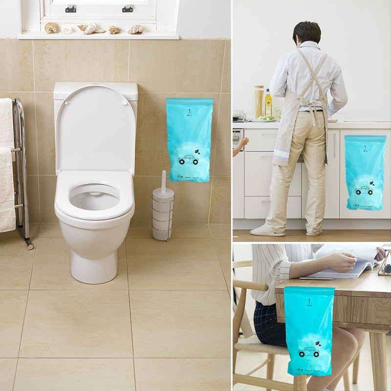 50 vnt. Automobilio šiukšlių maišas Virtuvės šiukšlių maišas Kelioninis nešiojamas automatinės sėdynės nugarėlė Pakabinamas šiukšlių maišas Biuro namų vienkartinis krepšys