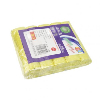 6 krāsas mājsaimniecības 5 ruļļi vienreizējās lietošanas atkritumu tvertnes ieliktnis Plastmasas atkritumu maiss Roll Cover Mājas atkritumi Trash Glabāšanas konteineru maisi