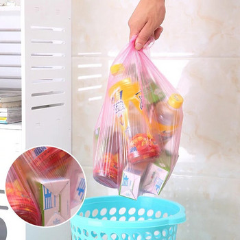 100 τμχ Σακούλες σκουπιδιών Τσάντα αποθήκευσης στυλ γιλέκου για οικιακές σακούλες απορριμμάτων