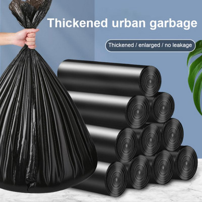 15Pcs/Roll Garbage Bags Disposable Trash Bags Big Waste Bag Trash Can Waste Bin Storage Box Holder Trash Bin Kitchen Convenient