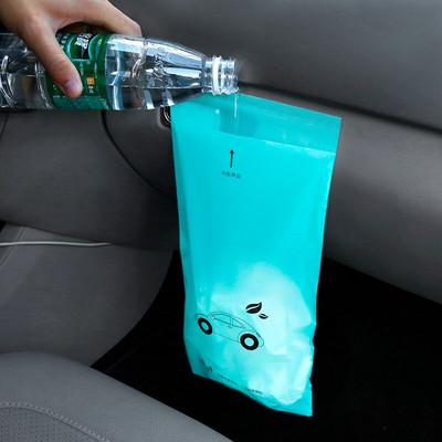 50Pcs Trash Garbage Storage Bags Self-adhesive Leak Proof Car Wastebasket Disposable Garbage Home Self-adhesive Cleaning Bags