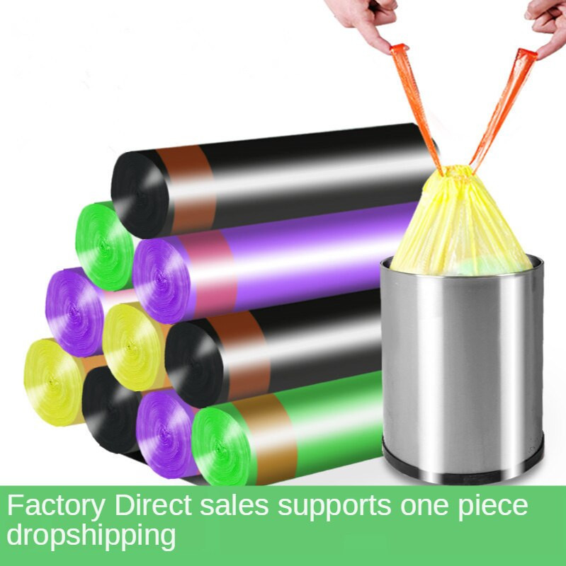 45 * 50 15 katra spole automātiska saplūstoša aukla maisi maisi sabiezēšana šņorēšana virtuves atkritumu maisi klēpjdators