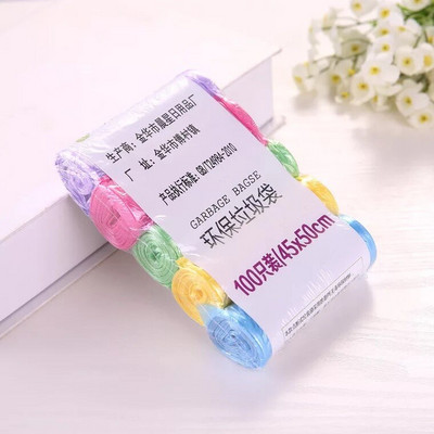 100 gab. Atkritumu maisi Vestes stila uzglabāšanas maiss mājas atkritumu maisiem